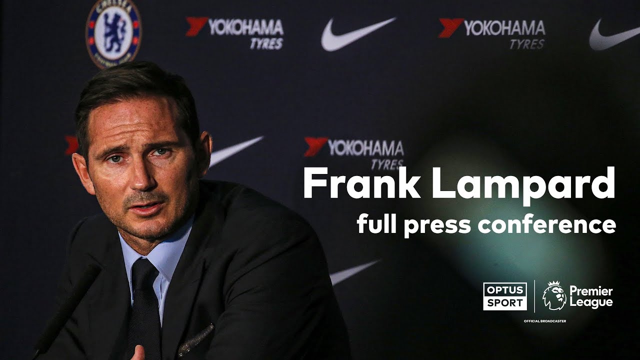 Frank Lampard - Primeira Entrevista Coletiva Como Treinador Do Chelsea ...