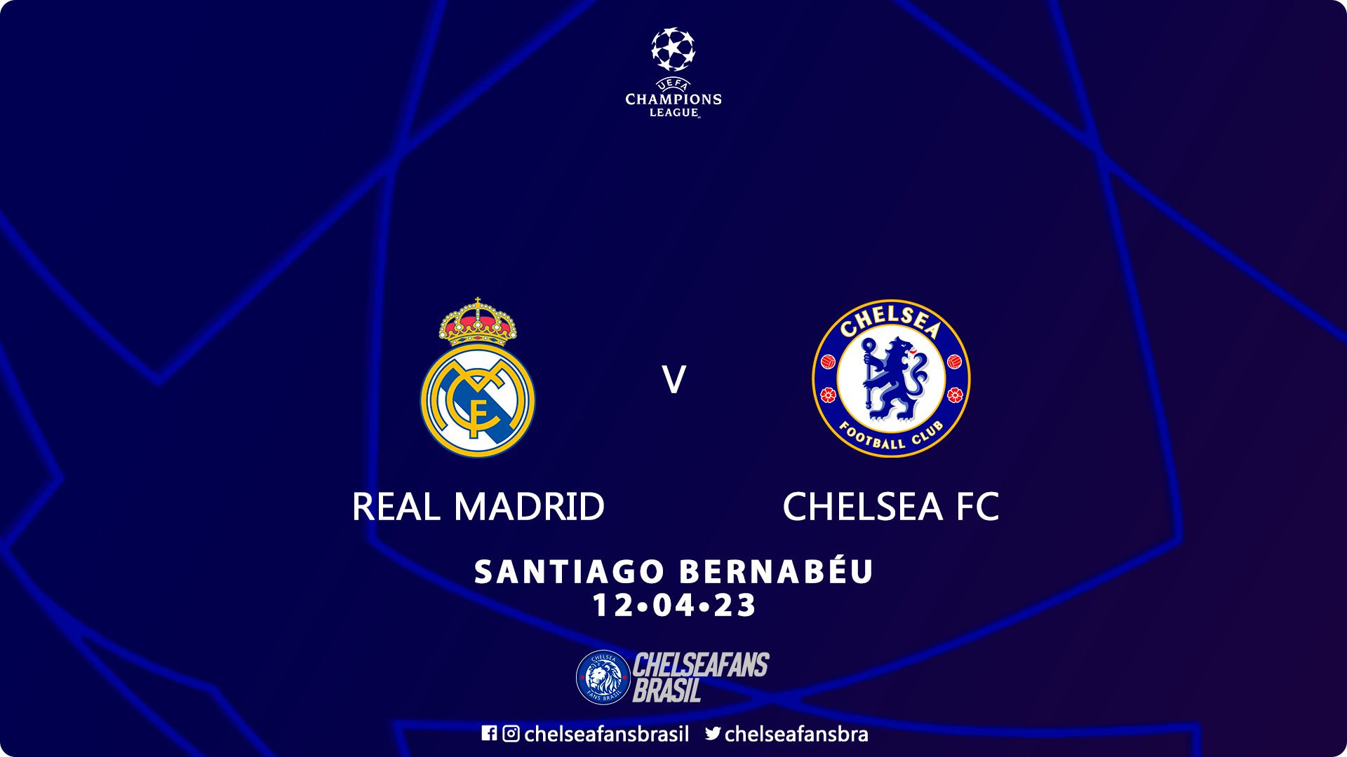 Real Madrid vs Chelsea UEFA Champions League Onde assistir